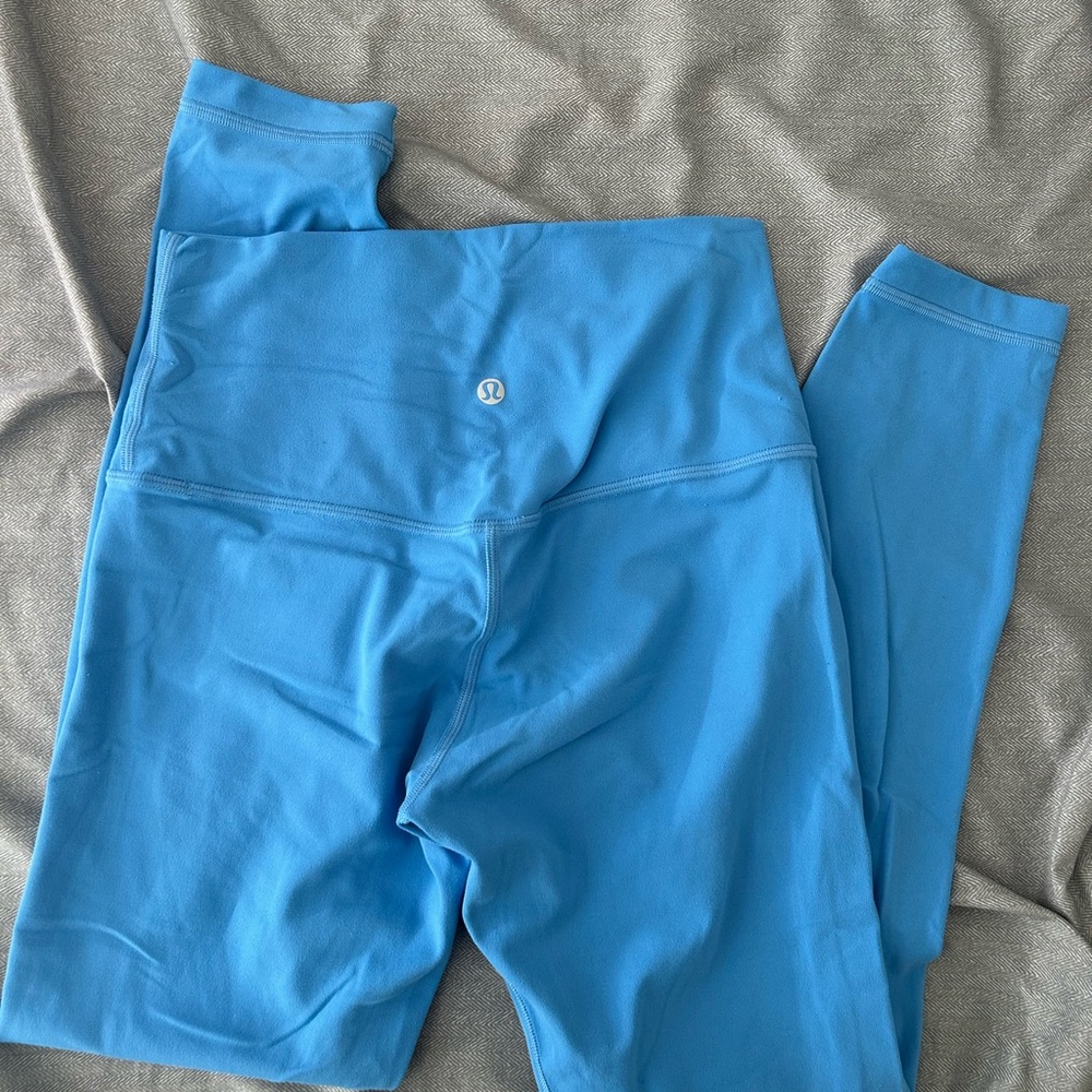 lululemon athletica Bright Blue High-Waist Leggings